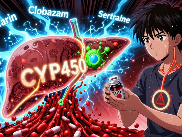 CBD Oil and Prescription Medications: How CYP450 Inhibition Causes Sedation and Drug Interactions