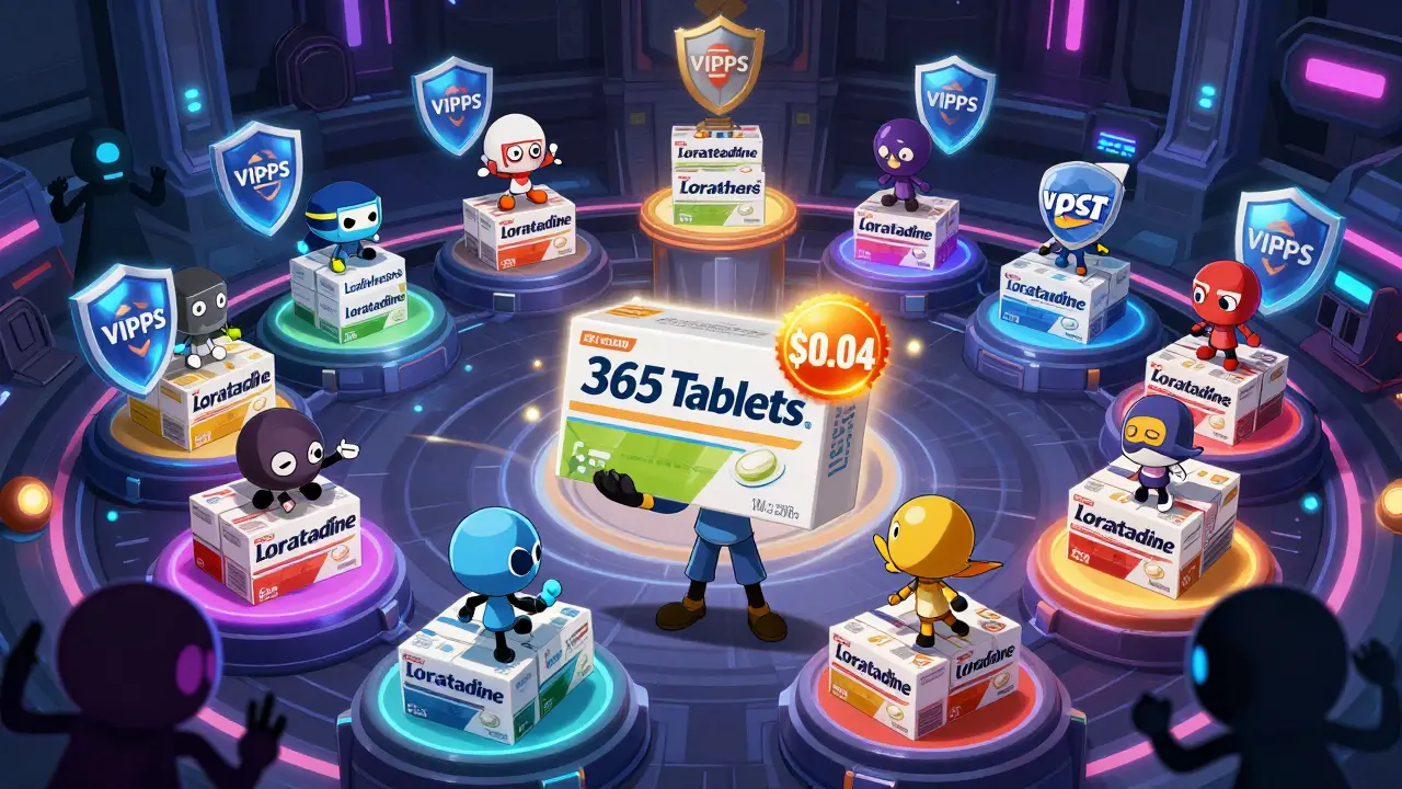 Anime-style online pharmacy market showing bulk deals